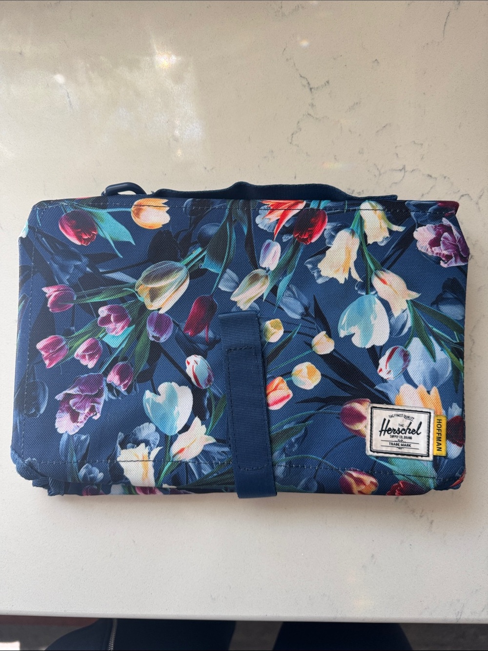 Herschel Kids Floral Navy Travel Organizer